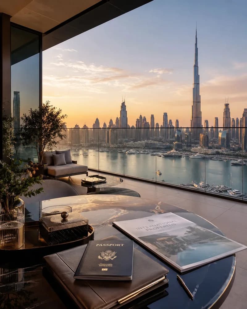 Dubai skyline and Museum of the Future