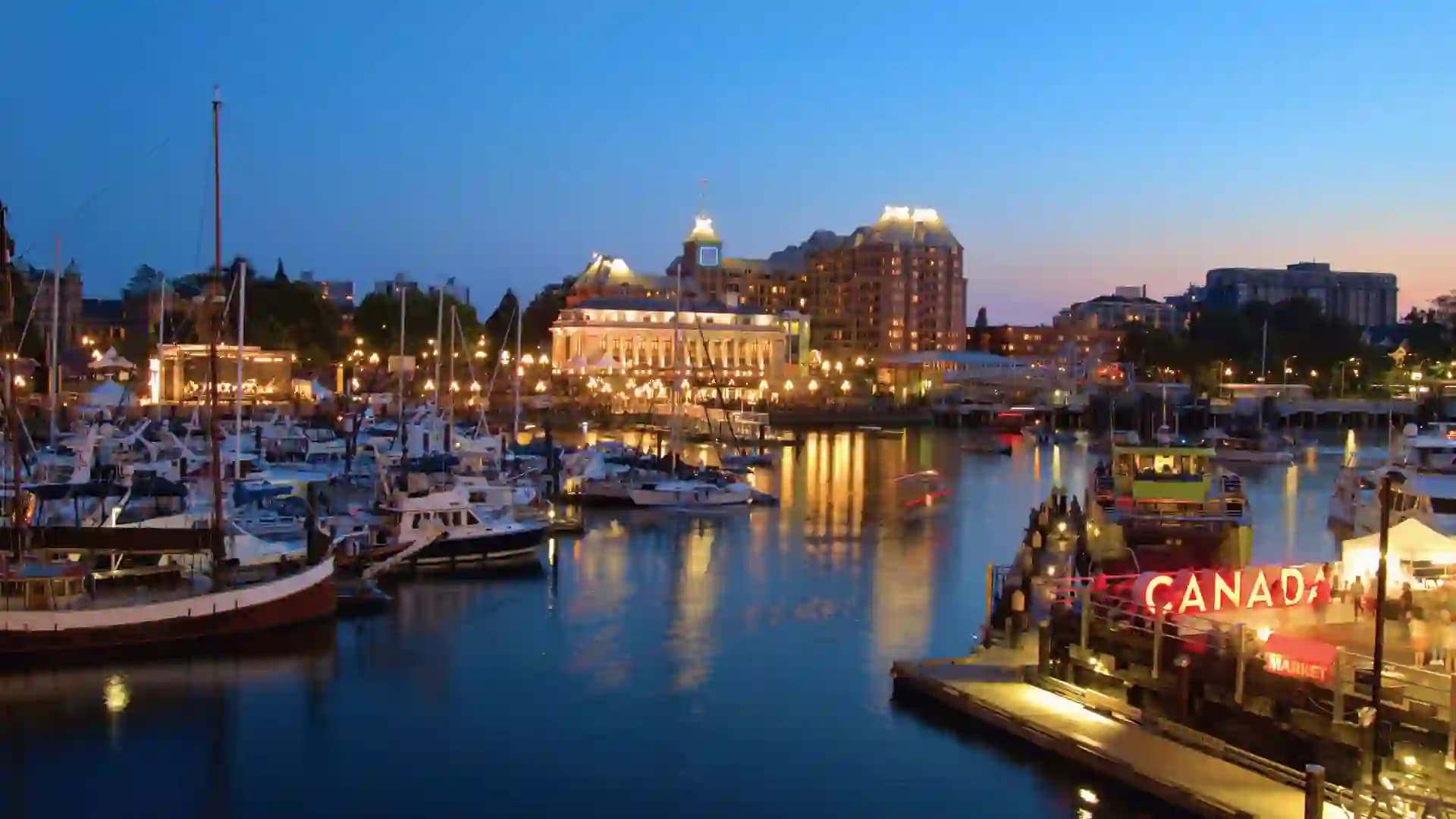 A leading skilled-migration destination at dusk